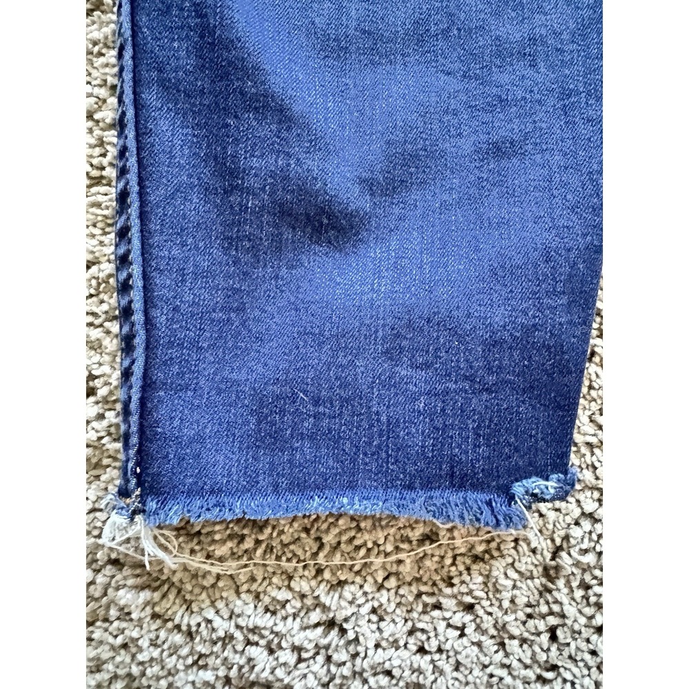 Kut From The Kloth Connie Ankle Skinny Jeans Women's Size 10 Raw Hem Dark Blue - Picture 13 of 13